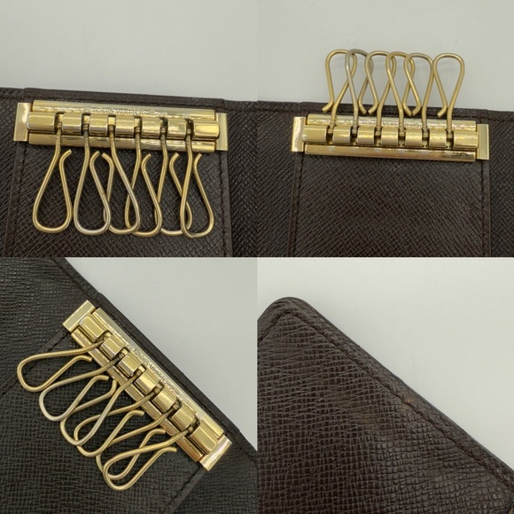 Authentic Louis Vuitton Damier Ebene 6 key holder - Picture 10 of 11